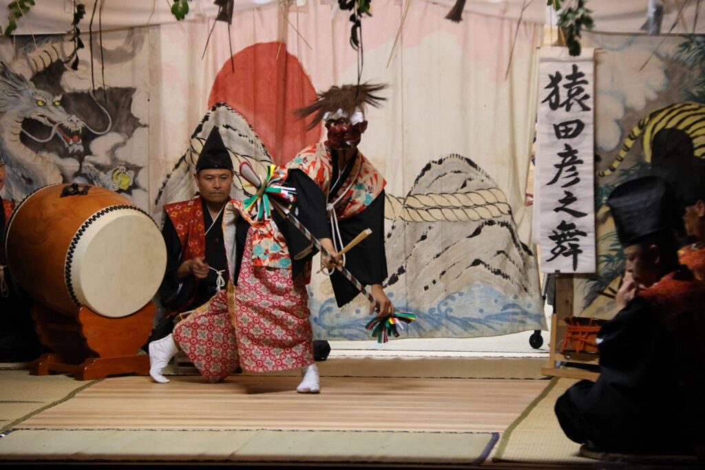 久見の神事「猿田彦之舞」