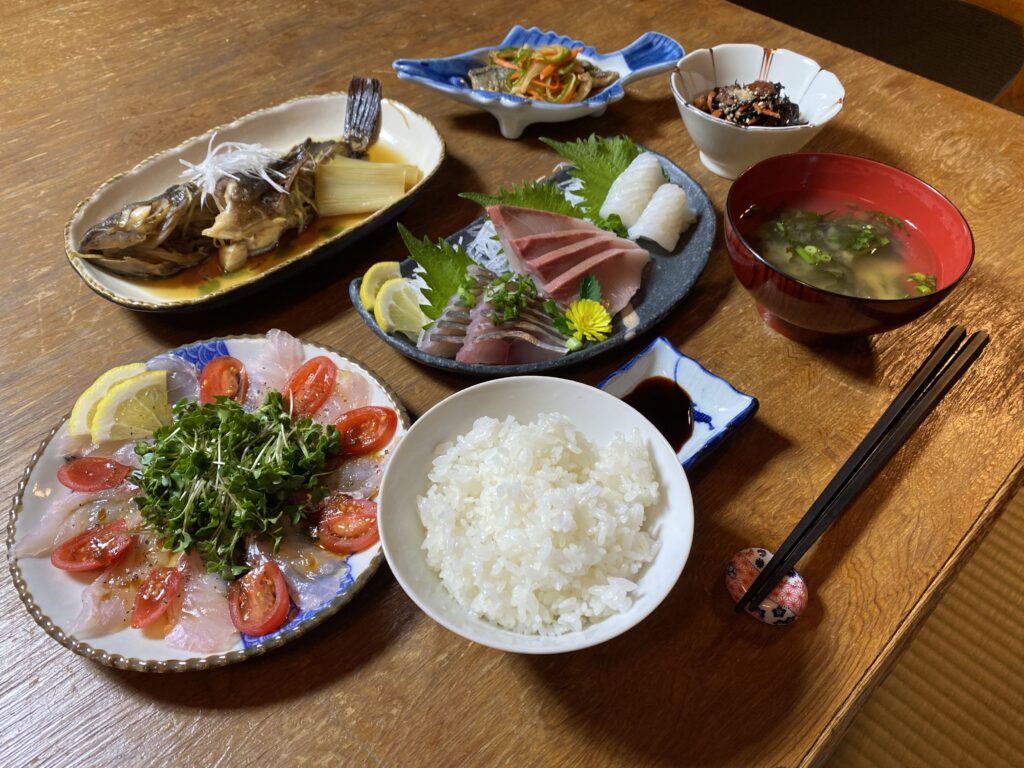 地魚の定食